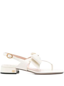 Valentino Garavani Bowow Leather Thong Sandals