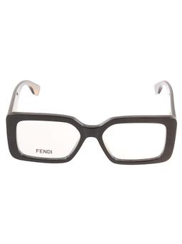 Fendi Square Frame Clear Lense Glasses