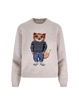 Maison Kitsuné dressed Fox Sweater