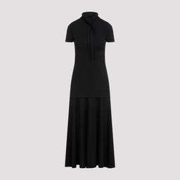 Jil Sander Draped Midi Dress