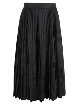 Balenciaga Pleated Long Skirt