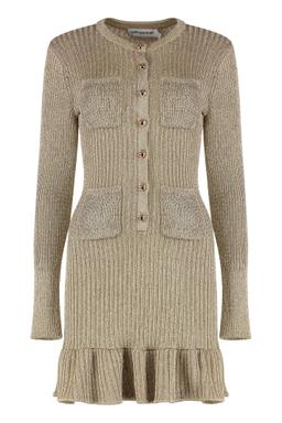 self-portrait Lurex Knit Dress