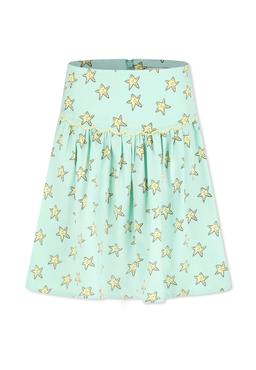 Stella McCartney Kids Green Skirt For Girl With Stars