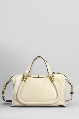 Chloé Party 24 Shoulder Bag In Beige Leather
