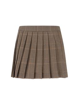 Golden Goose Virgin Wool Mini Skirt