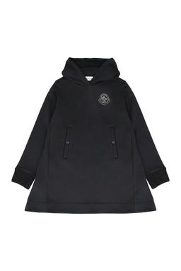 Moncler Logo Print Cotton Sweatdress
