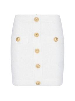 Balmain Buttons Miniskirt