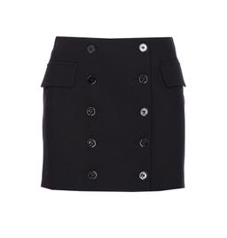 Patrizia Pepe Wrap Mini Skirt