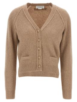 Victoria Beckham stepped Hem Cardigan
