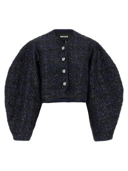 Rotate by Birger Christensen bouclé Short Blazer