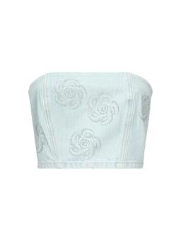 Rotate by Birger Christensen Cropped Stud Top