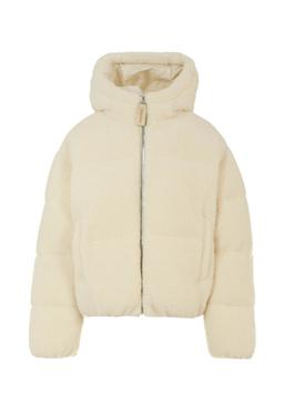 Calvin Klein Ivory Down Jacket For Girl