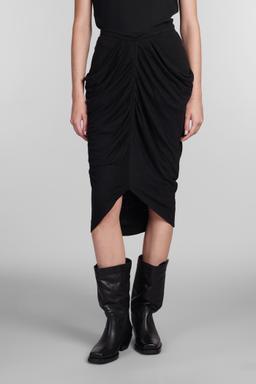 Marant Étoile Ilis Skirt In Black Polyamide
