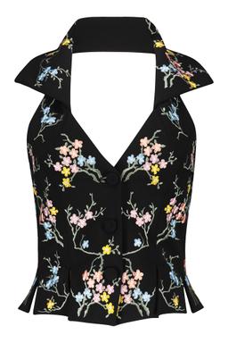 Moschino Floral Embroidery Top