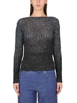 Maison Margiela Sequined Knit Top