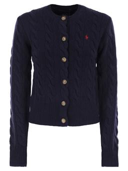 Polo Ralph Lauren Wool And Cashmere Cable Knit Cardigan