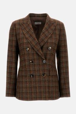Alberto Biani Double-breasted Shetland Jacket