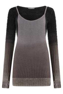 The Attico Ribbed Knit Dress
