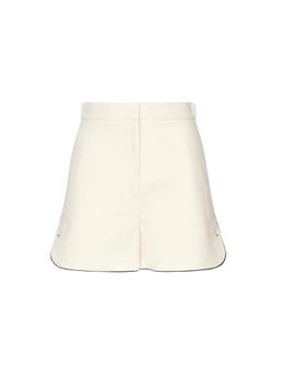 Max Mara Double Cotton Canvas Shorts