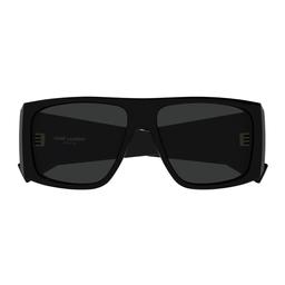 Saint Laurent Eyewear Saint Laurent Sl 832 Linea Sl Logo 001 Black Sunglasses
