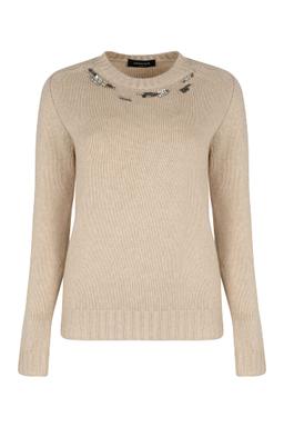 Fabiana Filippi Sweater With Round Neck In Wool Blend