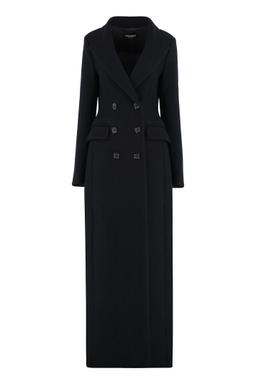 Dolce & Gabbana Double-breasted Coat In Wool