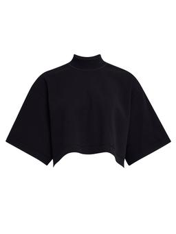 Alaia Cropped Knit T-shirt