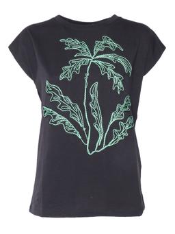 Ermanno Ermanno Scervino Black T-shirt With Print