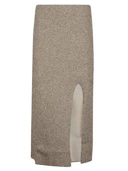 Circus Hotel Viscose Midi Skirt