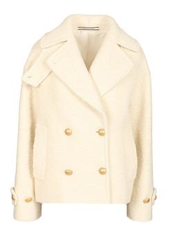 Tagliatore 0205 Short Double-breasted Alpaca Jacket