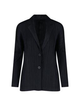 Pleats Please Issey Miyake plissè Single-breasted Blazer