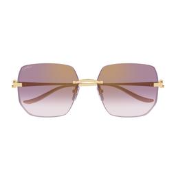 Cartier Eyewear Cartier Ct0549s Panthere De Cartier 004 Gold Violet Sunglasses