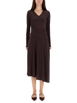 Tory Burch Asymmetrical Midi Dress
