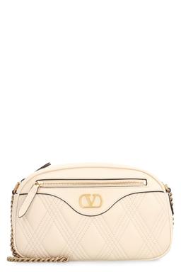 Valentino Garavani Quiltie 67 Leather Shoulder Bag