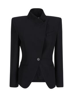 Alexander McQueen Black Wool Blazer