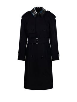 Burberry Double Breasted Belted Trench Coat