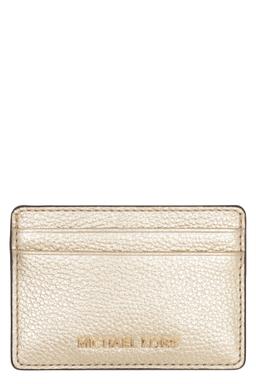 MICHAEL Michael Kors Jet Set Pebbled Calfskin Card Holder