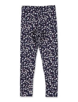 Petit Bateau Girls Floral Printed Cotton Leggings