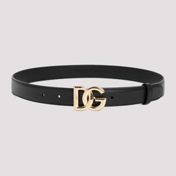 Dolce & Gabbana Logo Leather Belt