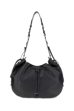 Isabel Marant Black Leather Hobo Bolton Shoulder Bag
