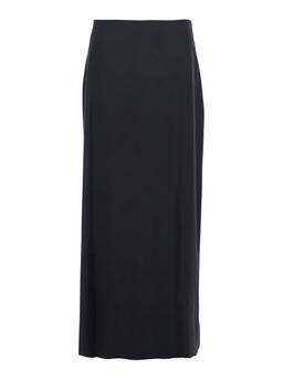 Loulou Studio Black Skirt With Pencil Deisgn And Side Closure In Wool Woman