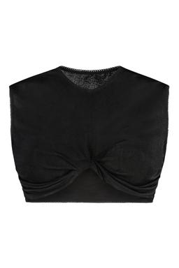 Anna October Technical Fabric Crop Top