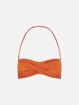 MC2 Saint Barth Orange Bandeau Top