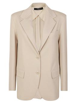 Weekend Max Mara Single-breasted Long-sleeved Jacket
