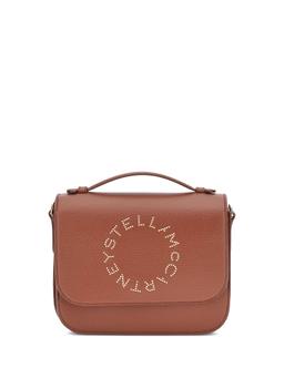 Stella McCartney Logo Flap Bag Eco Embossed Grainy Alter