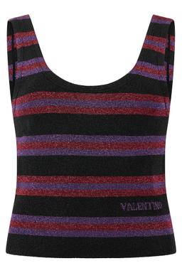 Valentino Garavani Striped Knit Top