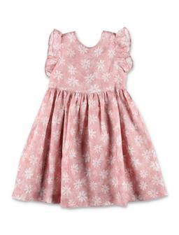 Il Gufo Kid - Floral Linen Dress