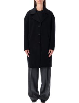 Anine Bing Oversized Black Wool Blend Coat