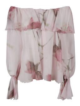 Blumarine Printed Silk Blouse