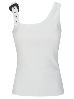 Versace Jeans Couture Buckle-embellished Tank Top